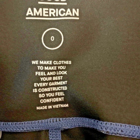 Good American High Waisted Ombré Leopard Print Leggings Satin Blue - Picture 12 of 12